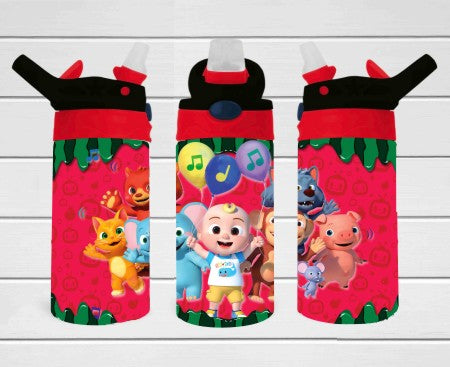 Character J.J. - 12 oz Tumbler Wrap Sublimation Transfers