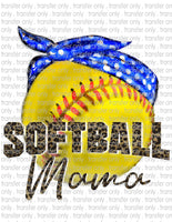 Softball Mama - Waterslide, Sublimation Transfers