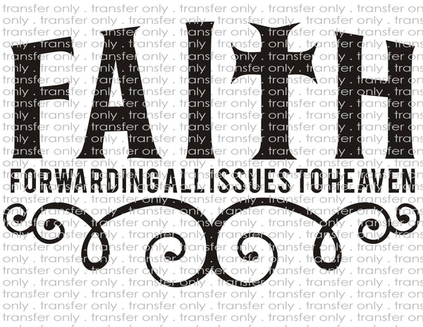 Faith - Waterslide, Sublimation Transfers