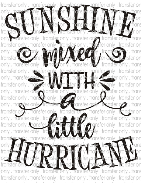 Sunshine & Hurricane - Waterslide, Sublimation Transfers