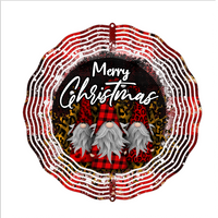 Merry Christmas Gnomes - Wind Spinner - Sublimation Transfers