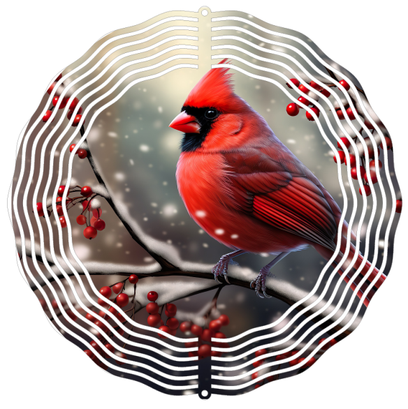 Cardinal - Wind Spinner - Sublimation Transfers