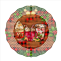 Christmas Cocoa - Wind Spinner - Sublimation Transfers