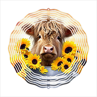 Country Cow - Wind Spinner - Sublimation Transfers