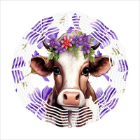 Country Cow - Wind Spinner - Sublimation Transfers