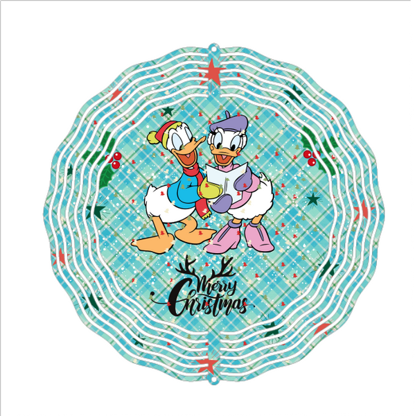 Christmas Character - Wind Spinner - Sublimation Transfers