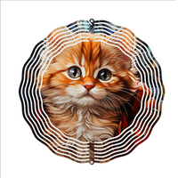 Kitten - Wind Spinner - Sublimation Transfers