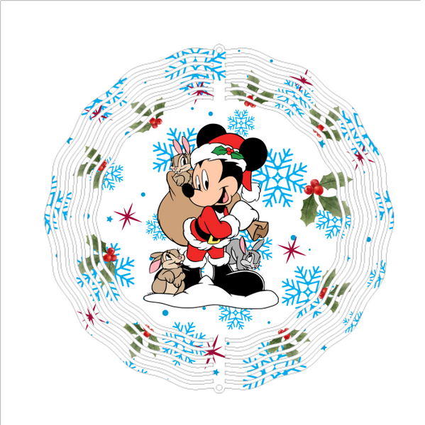 Character Christmas - Wind Spinner - Sublimation Transfers