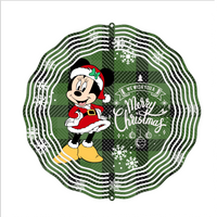 Character Christmas - Wind Spinner - Sublimation Transfers