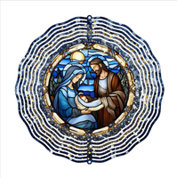 Nativity Scene - Wind Spinner - Sublimation Transfers