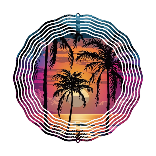 Tropical - Wind Spinner - Sublimation Transfers