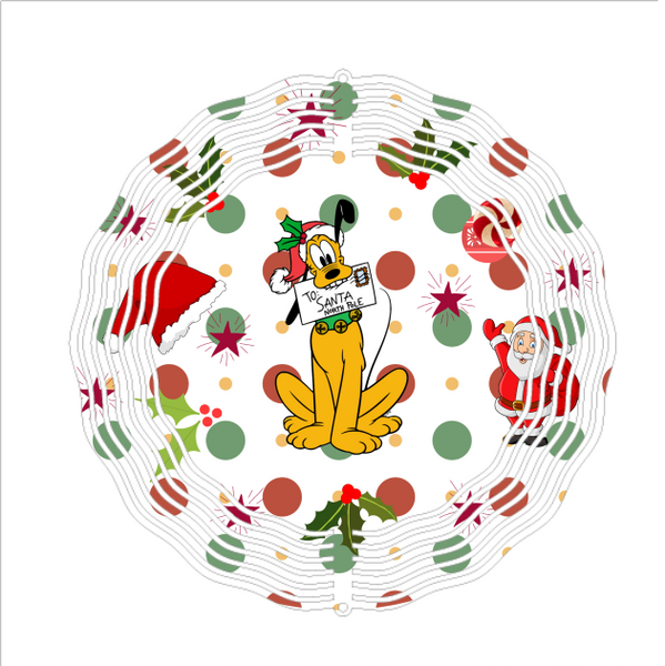 Character Christmas - Wind Spinner - Sublimation Transfers