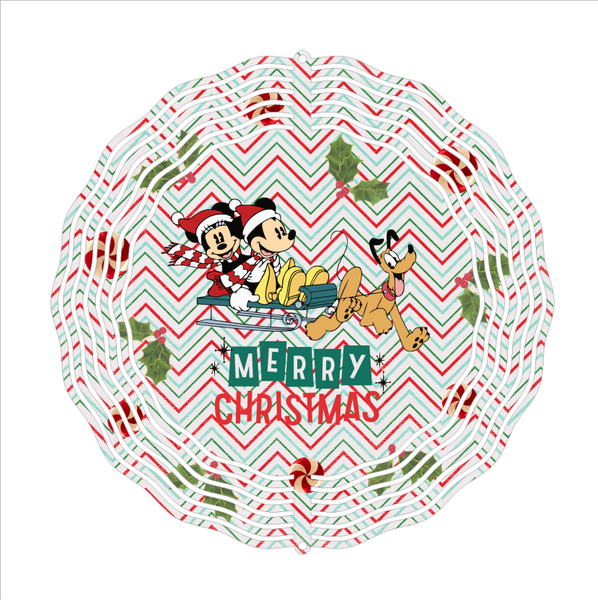 Character Christmas - Wind Spinner - Sublimation Transfers