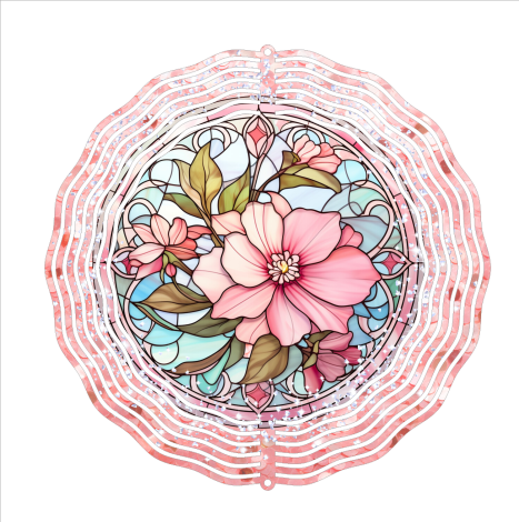 Floral - Wind Spinner - Sublimation Transfers