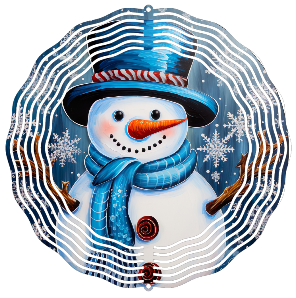 Snowman - Wind Spinner - Sublimation Transfers