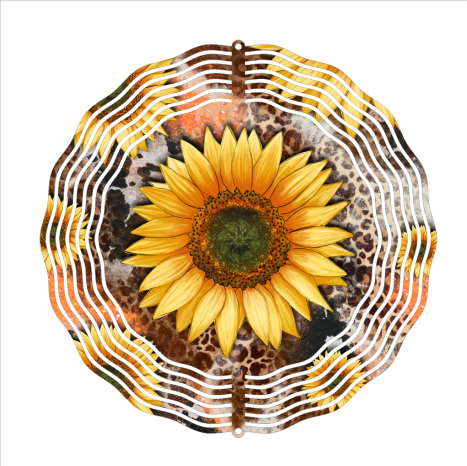 Sunflowers - Wind Spinner - Sublimation Transfers