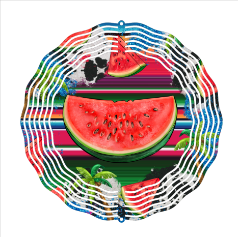 Summer Watermelon - Wind Spinner - Sublimation Transfers