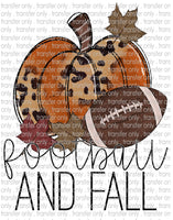 Fall and Football - Waterslide, Sublimation Transfers