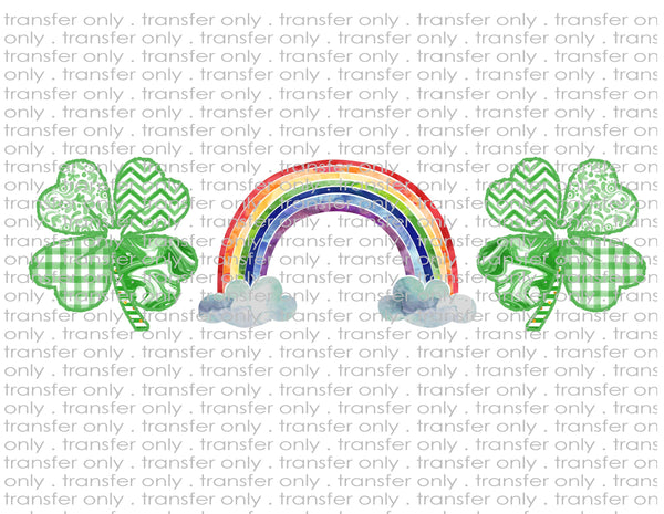 Clover & Rainbow - Waterslide, Sublimation Transfers