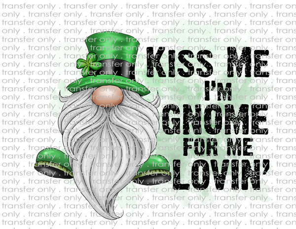 St. Patrick's Day Gnome - Waterslide, Sublimation Transfers