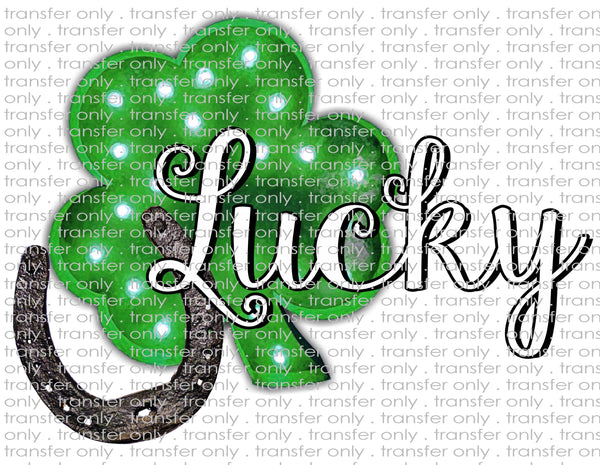 Lucky Shamrock - Waterslide, Sublimation Transfers