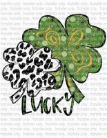 Lucky Clovers - Waterslide, Sublimation Transfers