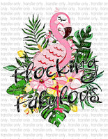 Flocking Fabulous - Waterslide, Sublimation Transfers