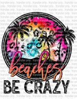 Beaches Be Crazy - Waterslide, Sublimation Transfers