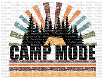 Camp Mode - Waterslide, Sublimation Transfers