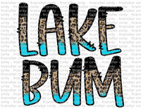 Lake Bum - Waterslide, Sublimation Transfers