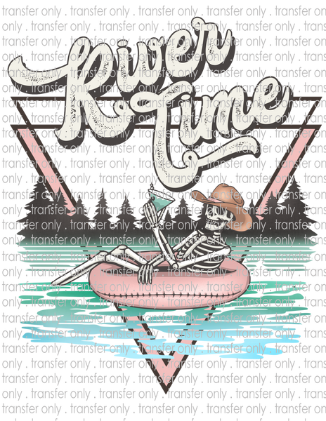 River Time - Waterslide, Sublimation Transfers