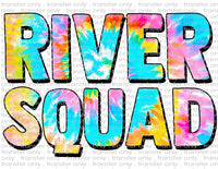 River Squad - Waterslide, Sublimation Transfers