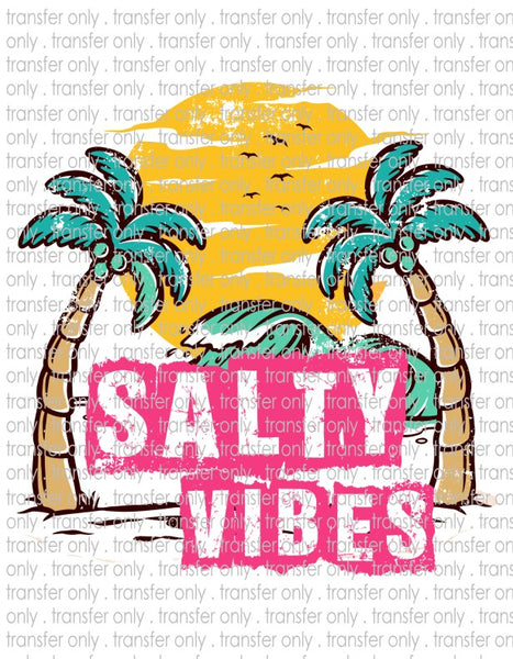 Salty Vibes - Waterslide, Sublimation Transfers