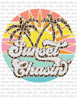 Sunset Chasin' - Waterslide, Sublimation Transfers