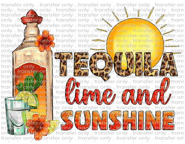 Tequila Lime Sunshine - Waterslide, Sublimation Transfers