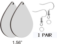 Teardrop Earring Pair - Sublimation Blanks