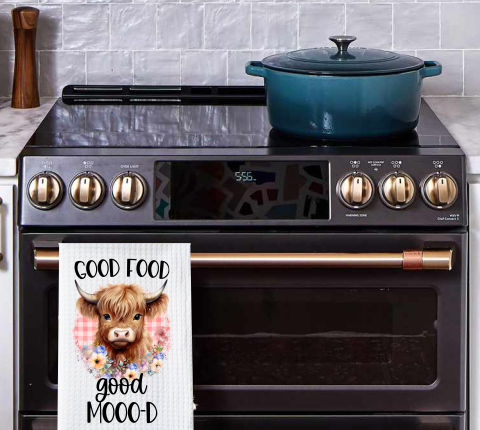 Good Food Good Mood - Kitchen Design - Sublimation Transfer