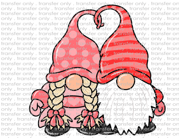 Gnome Couple - Waterslide, Sublimation Transfers