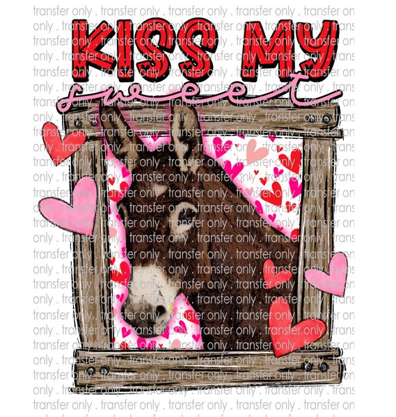 Kiss My Sweet Ass - Waterslide, Sublimation Transfers