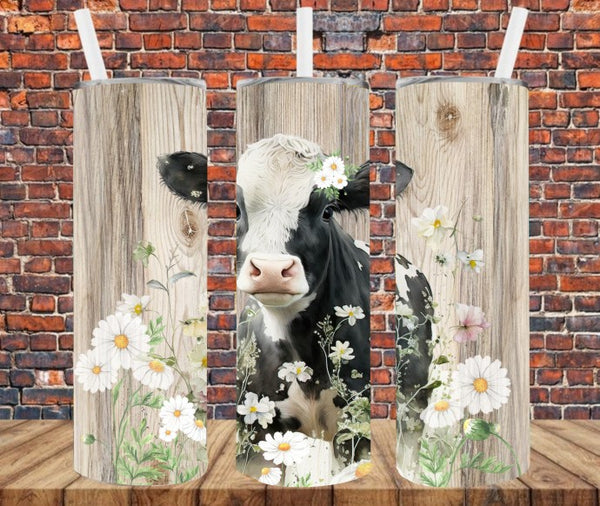 Country Cow - Tumbler Wrap Sublimation Transfers