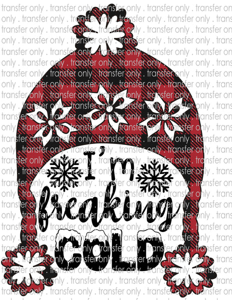 Freaking Cold Buffalo Plaid - Waterslide, Sublimation Transfers