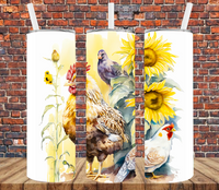 Country Chickens - Tumbler Wrap Sublimation Transfers