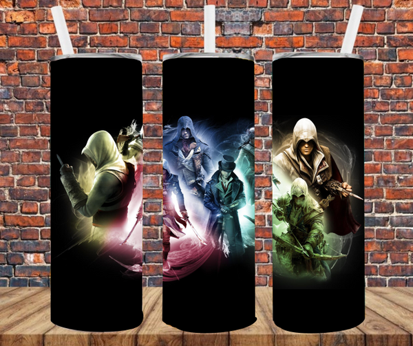 Gaming - Tumbler Wrap - Sublimation Transfers
