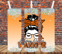 Kidney Cancer Warrior - Tumbler Wrap Sublimation Transfers