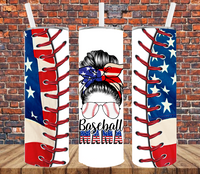 Baseball Mom - Tumbler Wrap Sublimation Transfers