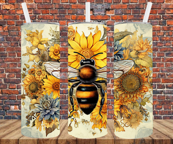 Honeybee - Tumbler Wrap - Sublimation Transfers