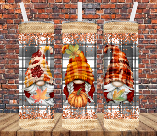 Fall Gnomes - Tumbler Wrap Sublimation Transfers