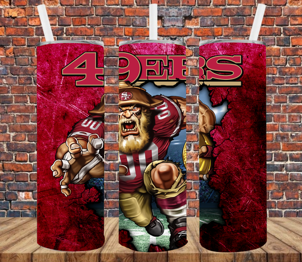 Pro Team Football - Tumbler Wrap Sublimation Transfers