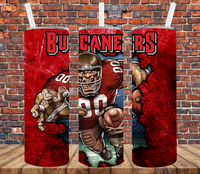 Pro Team Football - Tumbler Wrap Sublimation Transfers