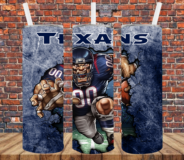 Pro Team Football - Tumbler Wrap Sublimation Transfers